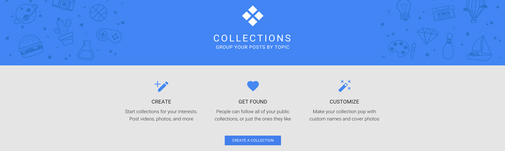 Google Plus Collections